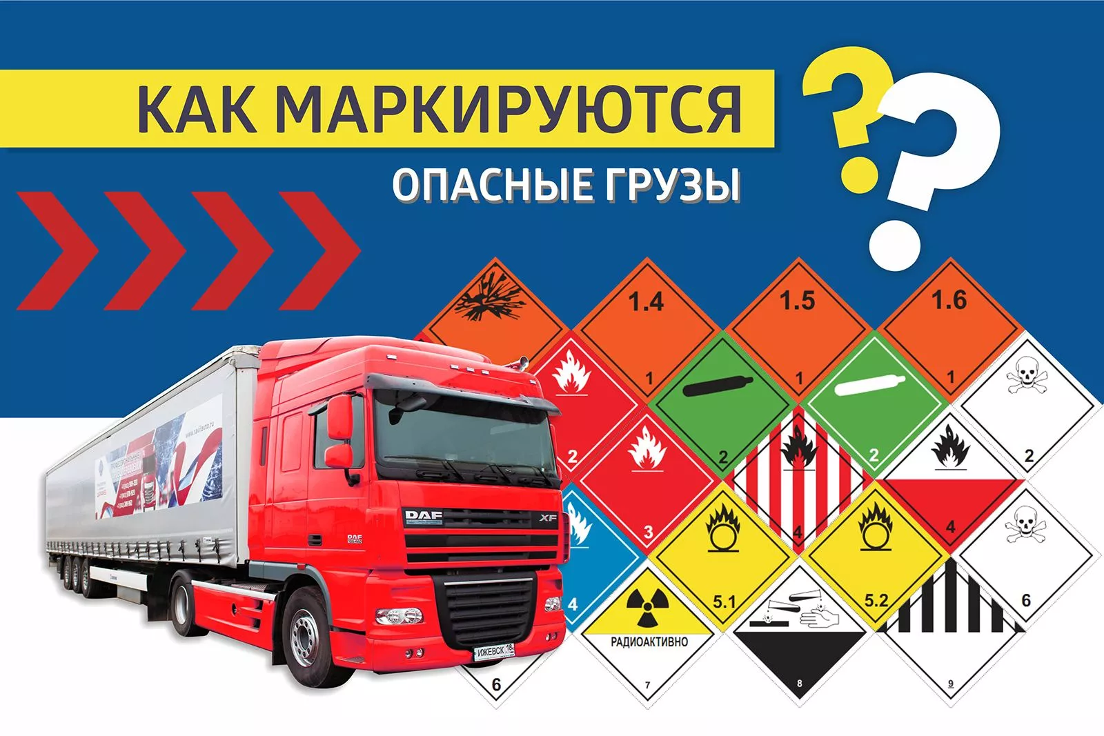 Особенности маркировки опасных грузов при транспортировке