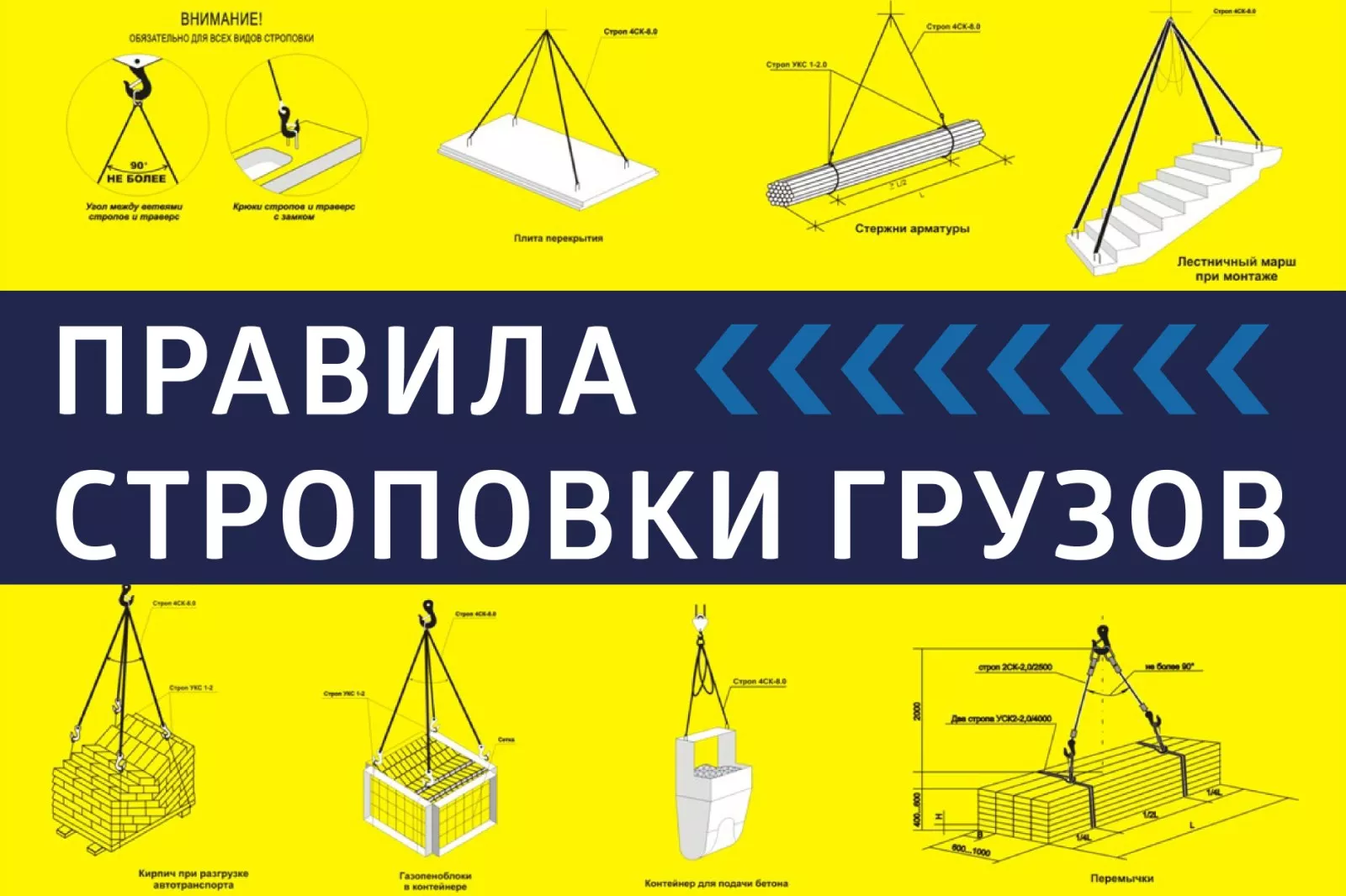 Как должно производиться перемещение груза на который не разработаны схемы строповки